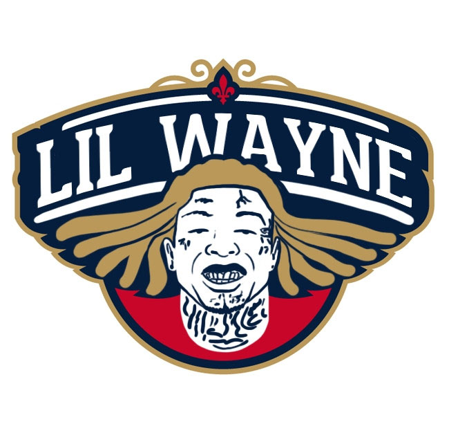 New Orleans Pelicans Lil Wayne Logo fabric transfer